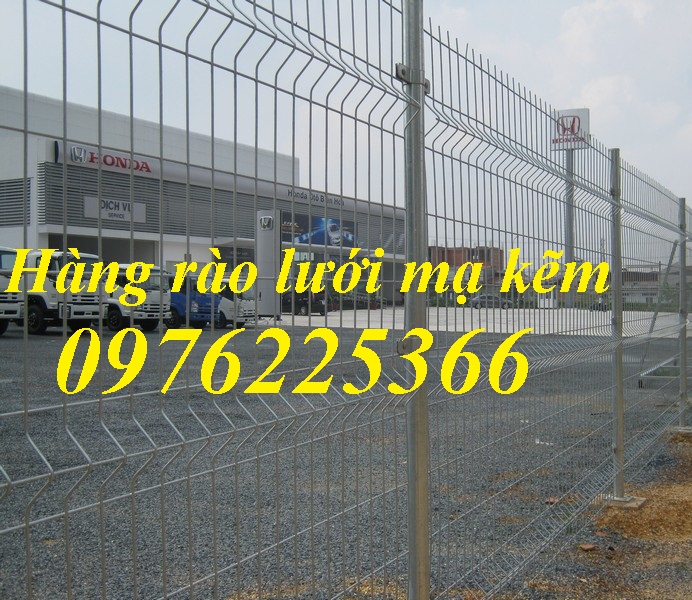 Hàng rào lưới thép mạ kẽm