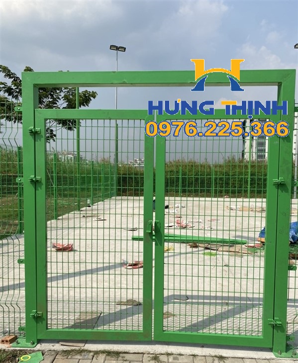 Mẫu hàng rào lưới thép thông dụng