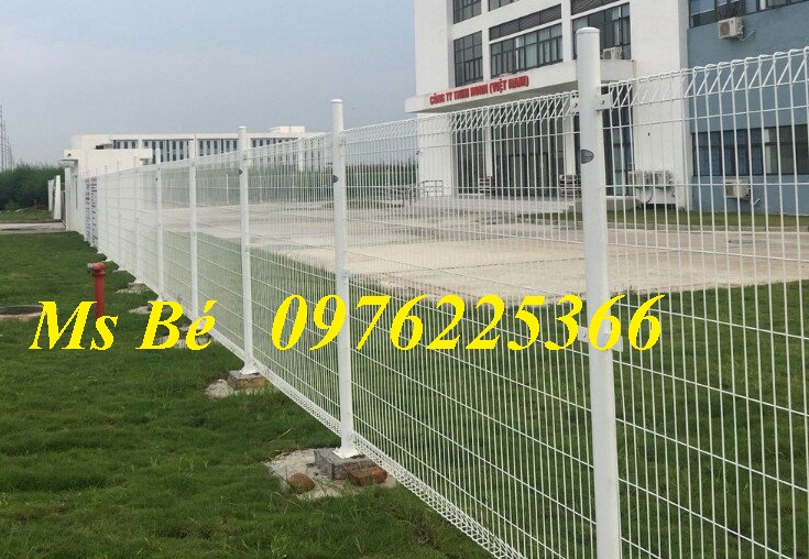 Hàng rào gập đầu sơn tĩnh điện