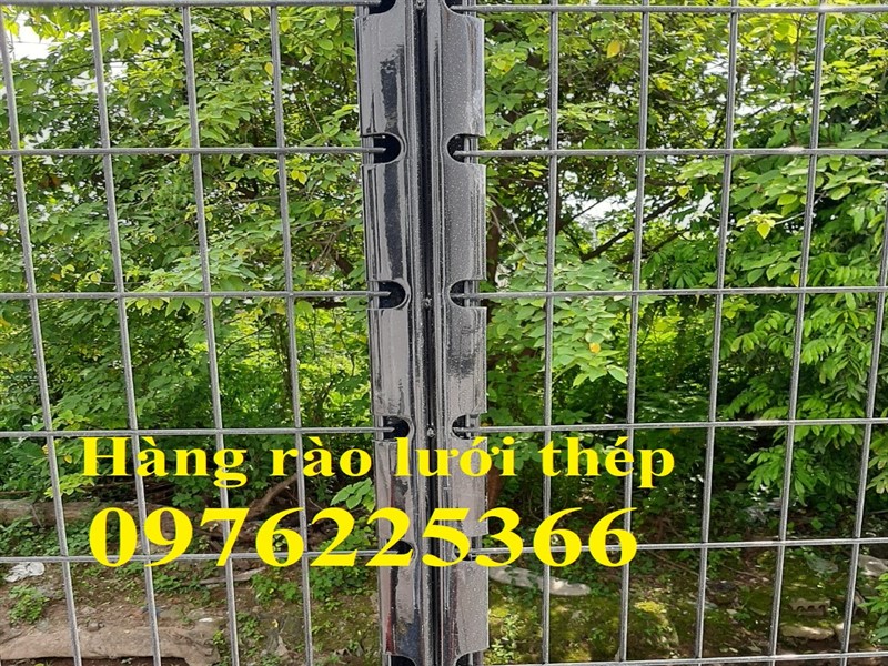 Hàng rào cột trái đào sơn tĩnh điện