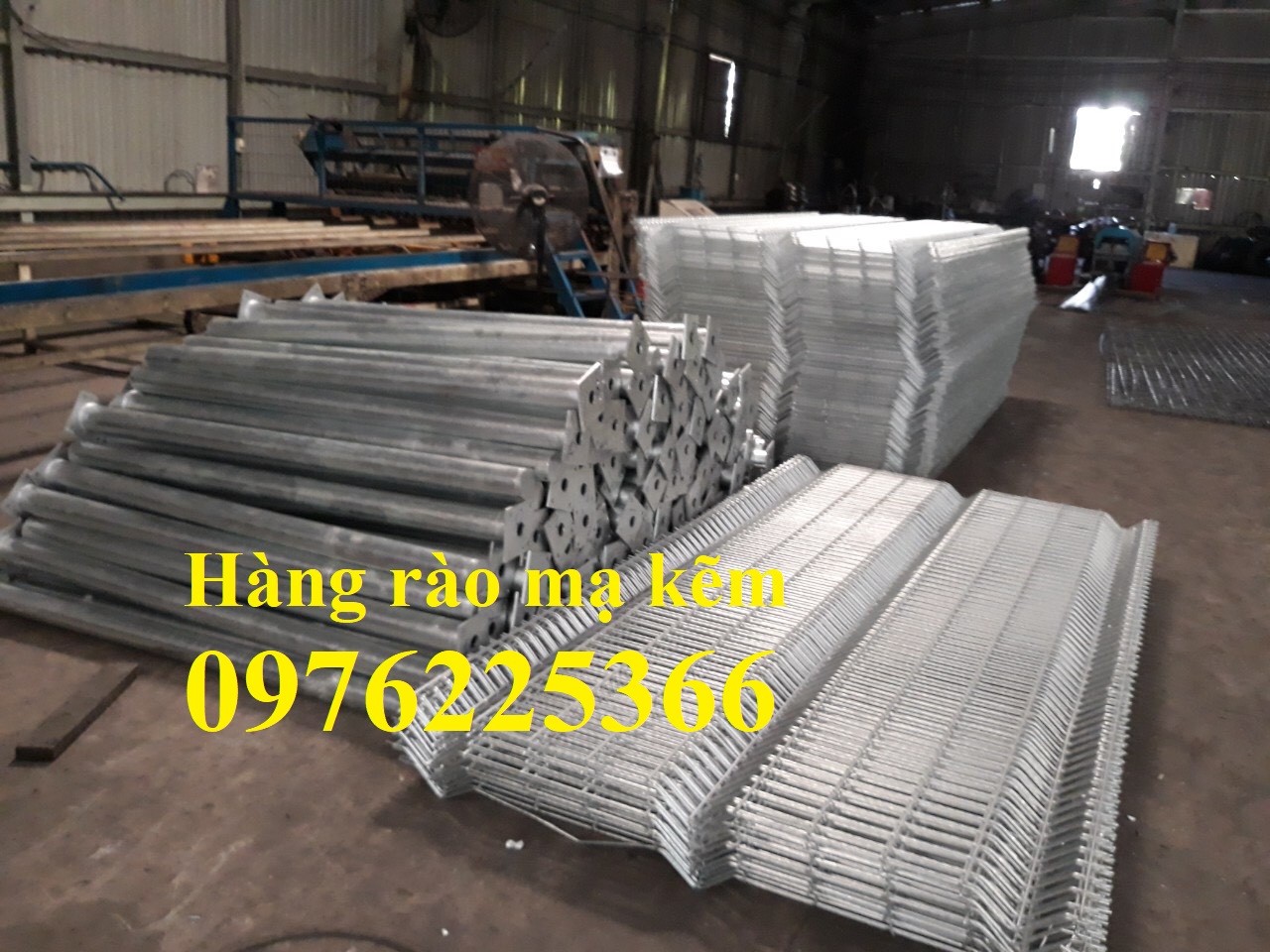 hàng rào  mạ kẽm