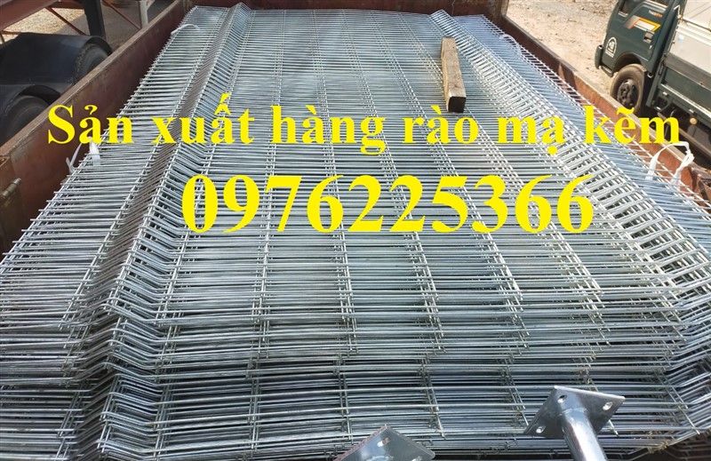 Hàng rào mạ kẽm chấn sóng, lưới thép mạ kẽm nhúng nóng