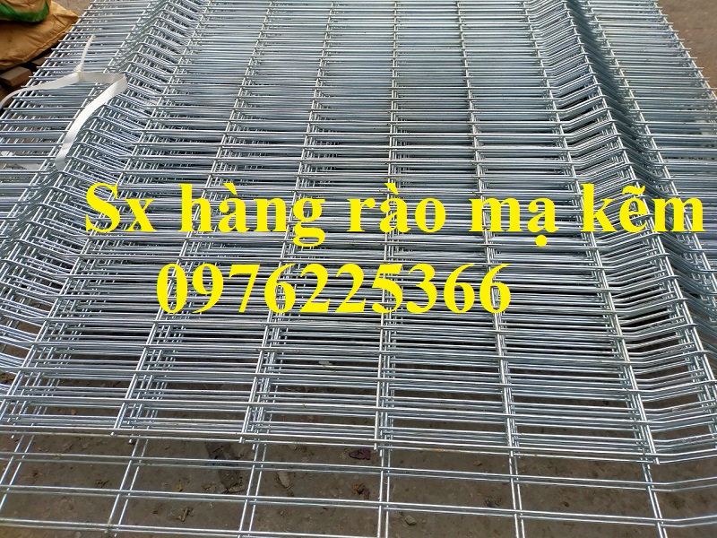 Hàng rào mạ kẽm chấn 2 sóng