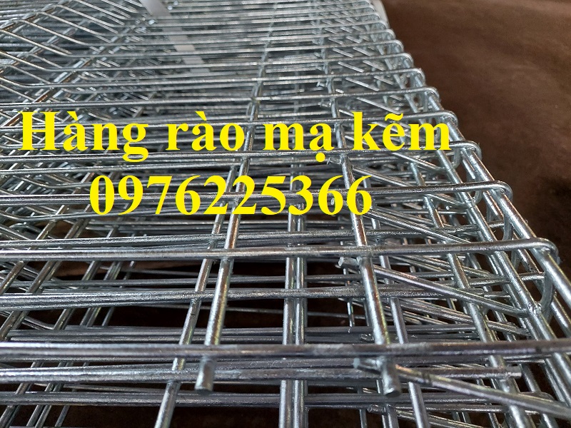 Mãu hàng rào gập đầu, hàng rào mạ kẽm