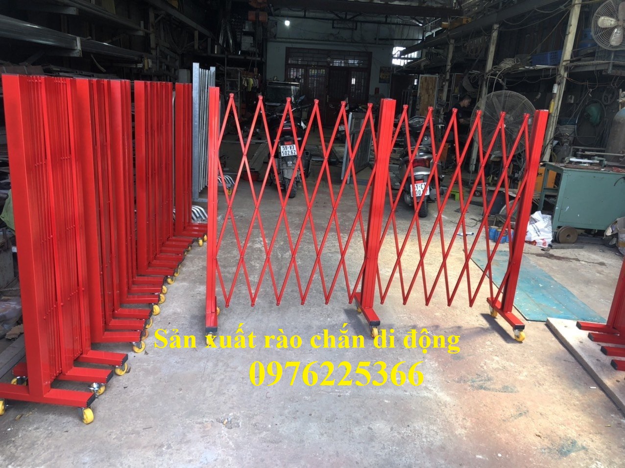 Rào xếp di động